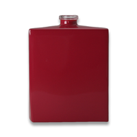Botol parfum merah wewangian mewah desain baru 50Ml 30Ml krim perawatan kulit harga pabrik murah