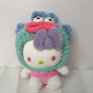 Chapeau en peluche Lilo Stitch, bandeau, bavoir, poupée en coton de 12 cm, décoration mignonne pour enfants, unisexe - Product Image 3