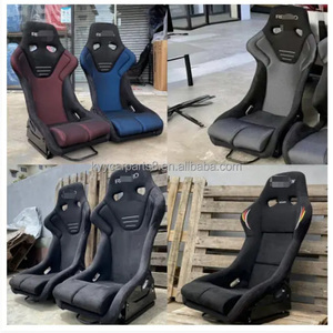 Vente de sièges auto <span class=keywords><strong>Recaro</strong></span> en cuir marron pour sièges avant avec sièges auto en Harris Tweed/cuir marron - Product Image 3