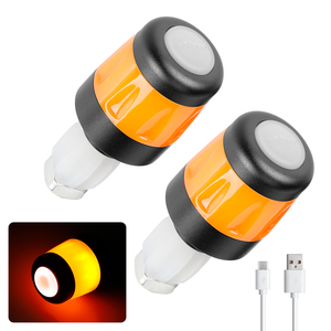 Luz de Seguridad ULIP Grip, Luz LED para Extremo de Manillar, Lámpara Indicadora, Carga USB, Rojo, Naranja, Negro, Luz de Señal de Advertencia para Scooter Eléctrico - Product Image 4