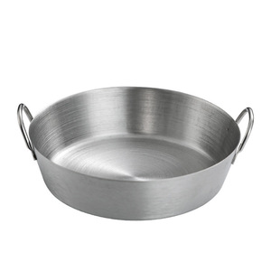 Stainless Steel Double-Eared Snack Bowl 304 With Handle For Party Hotel Meals Solid Color Condiment Dish - Product Image 1
