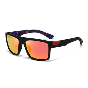 Sunglasses 918 <b>Large</b> <b>Frame</b> Polarized UV400 Outdoor Sports Cycling Unisex Black PC TAC Lens - Product Image 3