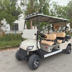 Carrito Utilitario Tipo Buggy para Club de Caza, de Alta Calidad, 4 Plazas, Carrito de Golf para Calle, 48V/5000W, Certificado CE, con Faros LED - Product Image 2