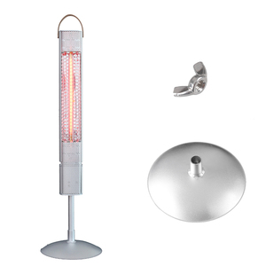 Premium Heater01 Freestanding Infrared Patio Anodized Aluminum Heater 1500W IP65 <b>Outdoor</b> Electric Remote Control LCD <b>Timer</b> - Product Image 4