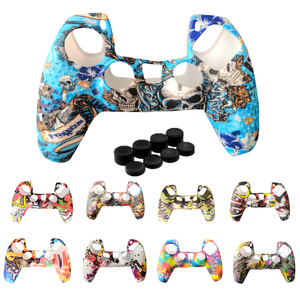Funda de silicona extra gruesa para Playstation 5 <span class=keywords><strong>PS5</strong></span> Controller Protecective Skin & Thumb Grips para DualSense Mixcolor Cover - Product Image 2