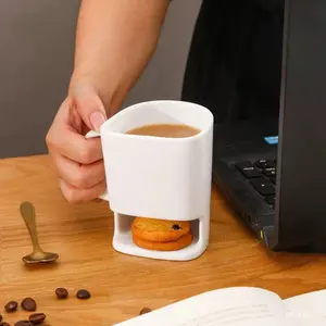 Tazza da caffè creativa biscotto biscotto Dessert tasca tazze in ceramica 250ml caffè latte tazze da tè bicchieri
