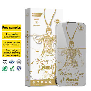 Protecteur d'écran HD en verre trempé pour iPhone 17 <span class=keywords><strong>Pro</strong></span> Max Monkey King Accessoires de téléphone en verre 16/15/14 <span class=keywords><strong>Pro</strong></span> Max/XS/XR/MAX - Product Image 1