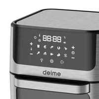 Friteuse à air de grande capacité, four grille-pain avec écran tactile, friteuse à air intelligente avec écran LCD