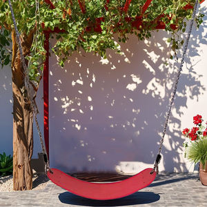 Siège de balançoire d'extérieur au design moderne pour enfants, balançoire d'arbre à ceinture souple pour le parc, la cour et l'école. - Product Image 6