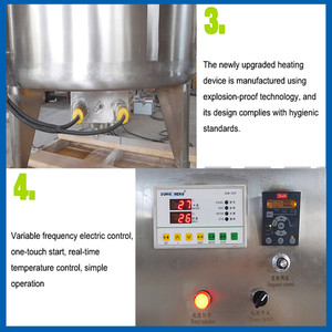 Chariot vertical pour saumure à fromage, machine à mozzarella, machine à fabriquer du fromage - Product Image 6
