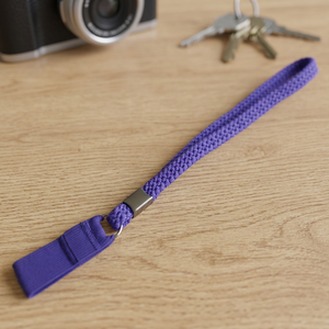 Canne de marche en nylon élastique durable, couleur lavande n°10, avec sangle de poignet - Product Image 3