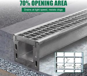 Canalón de Acero Inoxidable de Alta Resistencia a la Corrosión para Piscinas, Suministro de Fábrica, Marca Hangxing - Product Image 1