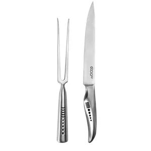 QXF benzersiz tasarım 2 adet hafif oyma bıçağı seti barbekü olarak sıcak hediye öğe