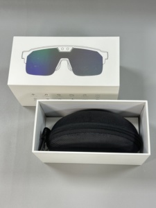 Lunettes IA Q01 Argent Dégradé avec Caméra 8MP, Bluetooth 5.3, Wi-Fi, Assistant Vocal IA, Traduction et Réduction de Bruit Double Micro - Product Image 5