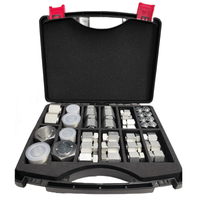 Kit d'adaptateurs hydrauliques personnalisés en acier au carbone BSP, ORFS, JIC, avec bouchons mâles et femelles, et embouts de tuyaux