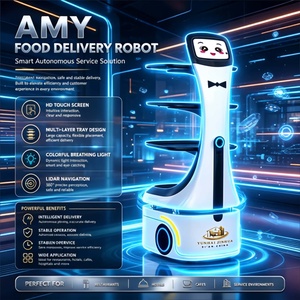<span class=keywords><strong>Robot</strong></span> intelligent multifonctionnel en acier inoxydable à chargement automatique, à forte demande, facile à nettoyer, <span class=keywords><strong>avec</strong></span> réduction du bruit, pour hôtels et restaurants - Product Image 1