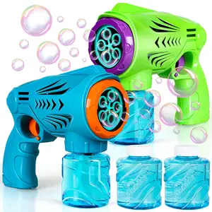 Bubble Guns for Kids Outdoor Automatic Bubble Machine Blower for Kids Bubble Blaster Gun Brinquedos para Presentes de Verão