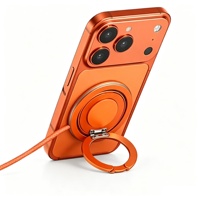 Support pliable, câble de charge sans fil magnétique 25W, type C, cordon tressé pour iPhone, chargeur magnétique avec support de téléphone