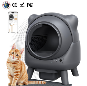 OEM Maßgefertigte Selbstreinigende Katzentoilette mit Echtzeit-App-Überwachung, Anti-Spritz-Funktion und Leicht zu Reinigendem Behälter für Mehrere Katzen - Product Image 1