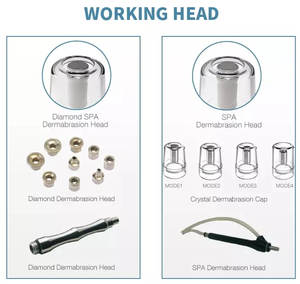 เครื่องผลัดเซลล์ผิวแบบมืออาชีพ 2 in 1 ไดมอนด์เดอร์มาเบรชั่น พร้อมฟังก์ชั่น Small Bubble และ Diamond Peel - Product Image 6