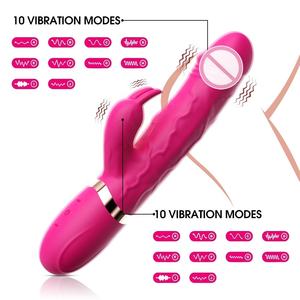 Jouets sexuels pour femmes, vibromasseur en silicone pour stimulation du point G et du clitoris, vibromasseur pour femmes - Product Image 2