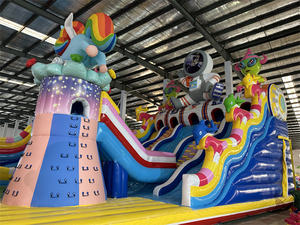 Parque de juegos comercial, gran oferta, tobogán de agua inflable de 30 pies de altura congelado, <span class=keywords><strong>castillo</strong></span> inflable con tobogán <span class=keywords><strong>hinchable</strong></span> - Product Image 3