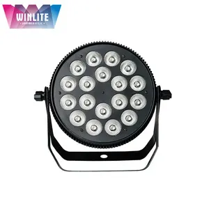 Winlite 18x4in1 RGBW 10w ince alüminyum düz par