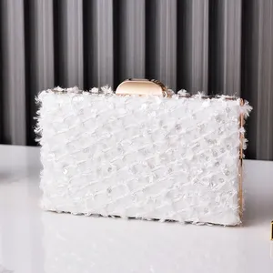 Fashion Korean Style Glitter Handbags For Women Luxury Wedding Bride Party Clutch