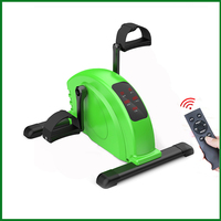 Vélo d'exercice électrique sous le bureau pour personnes âgées - Design compact et portable, résistance magnétique, pour les bras et les jambes