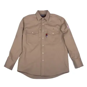 Fr Kleding Vlambestendig Vuurvast Shirt Mannen Industrieel Werk Uniform Hoge Kwaliteit Directe Verkoop