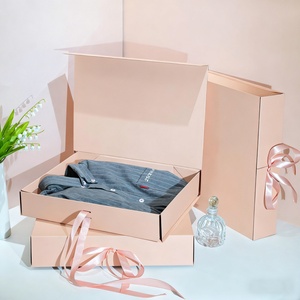 Premium Foldable Paper Packaging Gift <b>Box</b> Manufacturer for Underwear <b>Socks</b> Bra Underwear Gift <b>Box</b> with Ribbon and Gift Handbag - Product Image 1