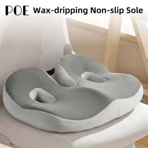 <span class=keywords><strong>Coussin</strong></span> de siège de voiture en mousse à mémoire de forme orthopédique à motif tissé pour chaises de bureau - Soulagement ergonomique de la douleur, amovible et lavable - Product Image 2