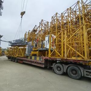 Grue de 6 tonnes, flèche de 60 mètres, hauteur de levage de 40 mètres, capacité frontale de 1,3 tonne, composants principaux PLC et boîte de vitesses, moteur, pompe, moteur électrique - Product Image 2