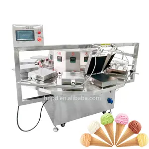 Maquina De Cono Helado De Segunda Fabricantes De Oeuf Rouleau Croustillant Cornet De Crème Glacée Faisant La Machine Par Gaz