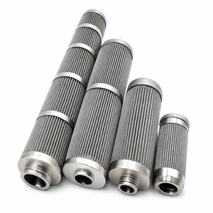 ไส้กรองใยโลหะแบบจีบชนิดไม่ถักทอ 316L ขนาด 10 นิ้ว พร้อมมาตรฐานการกรอง 3 ไมครอน สำหรับการใช้งานในอุตสาหกรรมปิโตรเคมีความหนาแน่นสูง - Product Image 2