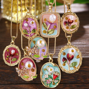 2025 New Design Plated Copper Hot Selling Luxury <strong>Necklace</strong> <strong>for</strong> Women Fine Jewelry <strong>Sister</strong> <strong>Necklace</strong> - Product Image 2