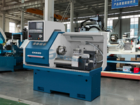 Chine tour cnc machine fanuc CK6125 goodway machines de tour cnc