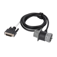 Kabel adaptor pria ke DB15Pin kustom J1708 6Pin harnes untuk pembaca kode