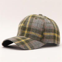 Gorra de Béisbol Unisex de Lana de 6 Paneles, Estilo Británico, de Alta Calidad, para las Cuatro Estaciones, Ajustable, a la Moda, 2026