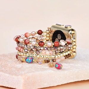 Trendybay pierre gemmes naturelles créatives pour <span class=keywords><strong>Apple</strong></span> <span class=keywords><strong>Watch</strong></span> Band perles Boho 3X Wrap Vegan corde montre <span class=keywords><strong>Bracelet</strong></span> <span class=keywords><strong>Bracelet</strong></span> <span class=keywords><strong>Bracelet</strong></span> - Product Image 6