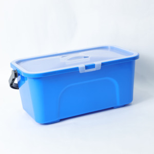 Seau bleu moderne <span class=keywords><strong>de</strong></span> 11 L avec couvercle, ensemble <span class=keywords><strong>de</strong></span> seaux <span class=keywords><strong>de</strong></span> nettoyage pour le nettoyage commercial et professionnel des fenêtres - Product Image 6