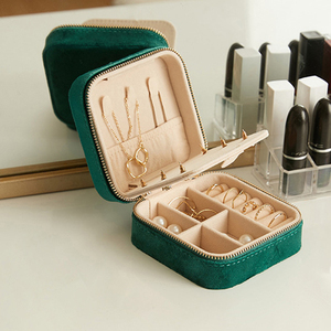 Portable Velvet <b>Mirror</b> Jewellery <b>Boxes</b> Made in China - Product Image 5