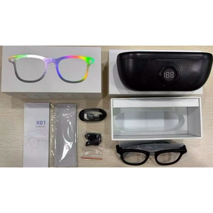 Gafas Inteligentes X01AI con Cámara de 800W, Grabación de Video HD 1080P, Traducción en Tiempo Real, Asistente de <span class=keywords><strong>Voz</strong></span>, Wi-Fi y Carga Inversa - Product Image 1