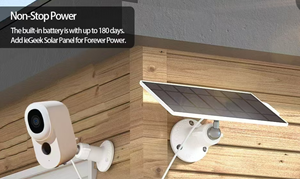 Cámara WiFi Exterior de 3MP con Batería y Panel <span class=keywords><strong>Solar</strong></span>, Seguimiento por IA, Audio Bidireccional, Visión Nocturna, Cámara de Seguridad para el Hogar - Product Image 3