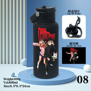 <span class=keywords><strong>Tasse</strong></span> isotherme de dessin animé avec grande capacité, version améliorée monobloc, <span class=keywords><strong>Dragon</strong></span> <span class=keywords><strong>Ball</strong></span> Z Shadow Fire en acier inoxydable 304 - Product Image 5
