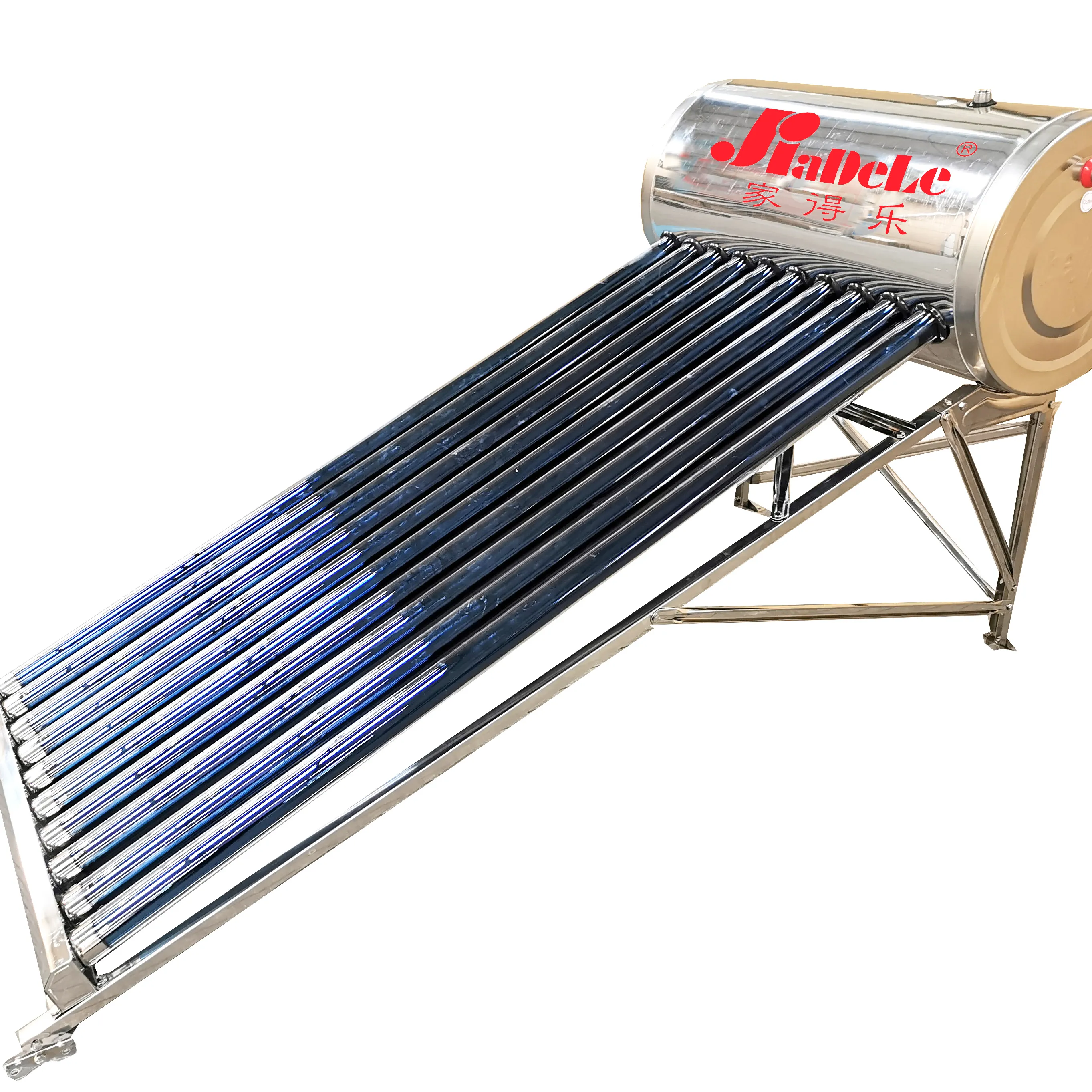 JIADELE-Sistemas solares de agua caliente, calentador de agua, Géiser, tubo de calor, sistema de calentador de agua solar