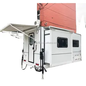 Lit Long Diamonsion Pick Up Longbed Popuptruckcamper Duty Petit Hors Route Caravane Van Camping Camion Hardtop Pickup Camper