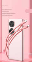 INNOPRO Pabrik Langsung 60W Pengisian Cepat Kabel Data Tipe-C Warna Macaron 3A Kepala Aluminium Alloy Tembaga Murni IOS