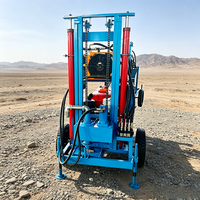 MIKTON MKD-200 Foreuse de puits d'eau portable sur chenilles diesel 200m avec moteur et pompe pour le soulagement des sécheresses et l'eau d'urgence