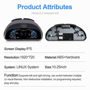 Panel de Instrumentos Digital para Automóvil Navihua, Velocímetro LCD con Sistema Linux para BMW Serie 5 E39 X5 E53 1999-2005, Nuevo Diseño - Product Image 6